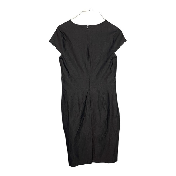 Grace Karin NWT Black Cap Sleeve Bodycon Dress with Cutout Neckline Size Medium - Picture 3 of 8